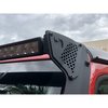 Go Rhino Windshield Mount Mounts One 50 Light Bar Textured Powder Coated Black Steel Single 730500T